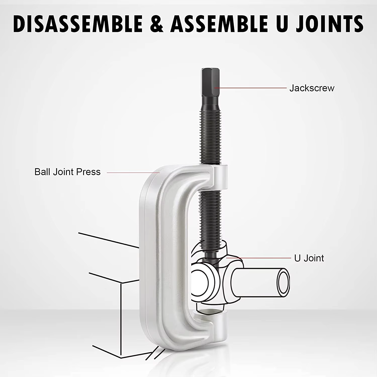 Automotive Swing Arm Ball Head Removal Device Universal Cross Shaft 4 in 1 Ball Joint U Joint C Frame Press Service Kit