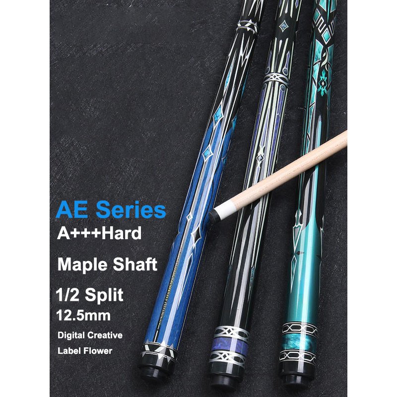 Jflowers Billiard Jf10-22 Professional Tiger Tooth Pool Cue Crazy Billiard Cue Carbon Fiber Shaft Tecnologia Cue Stick