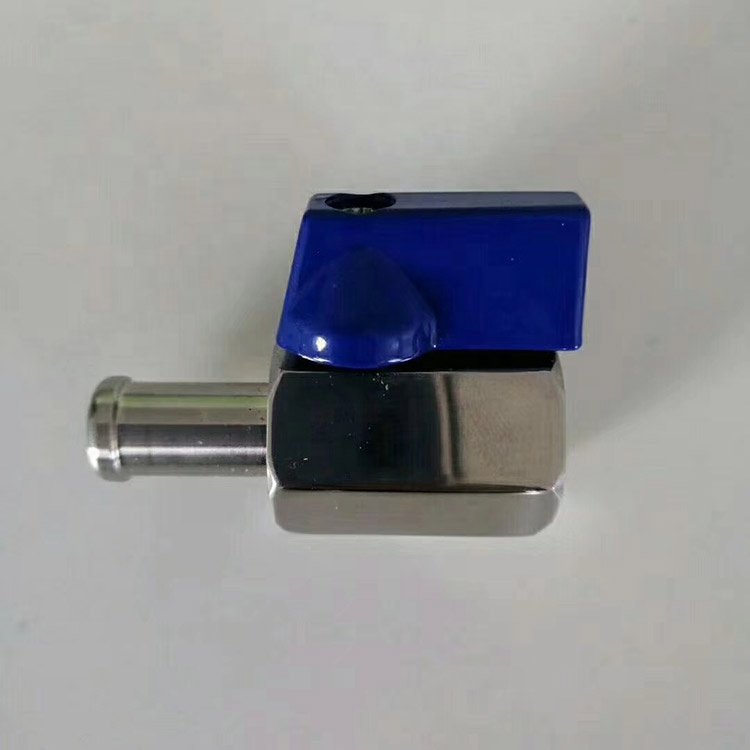 Sanitary Stainless Steel Mini Ball Valve with the Quick Connector and Fast-inserting Joint Quick Plug in Mini Ball Valve