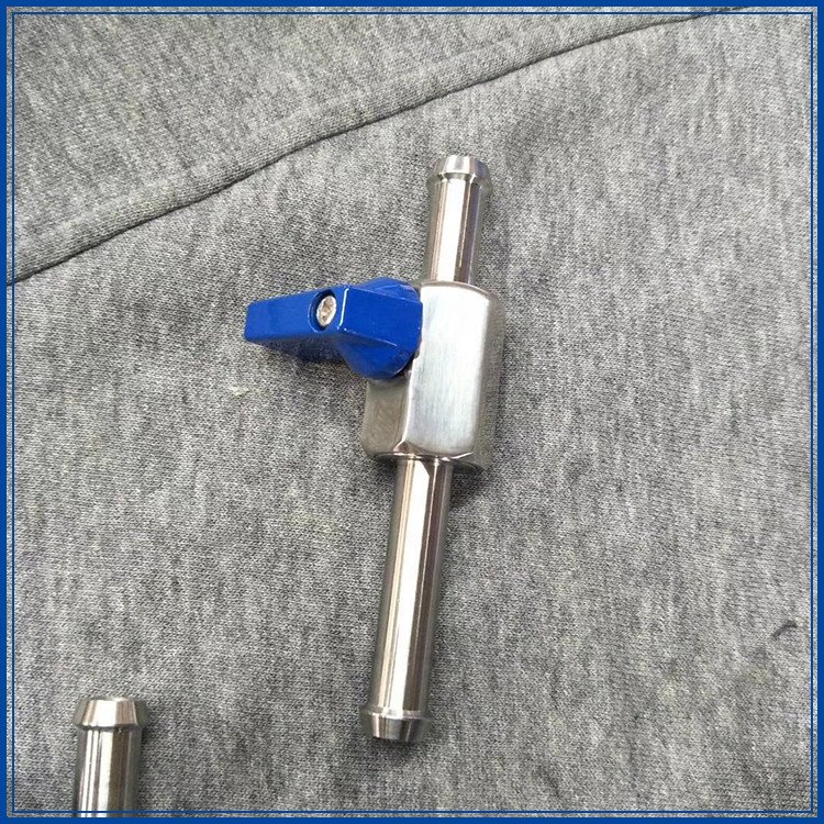 Sanitary Stainless Steel Mini Ball Valve with the Quick Connector and Fast-inserting Joint Quick Plug in Mini Ball Valve
