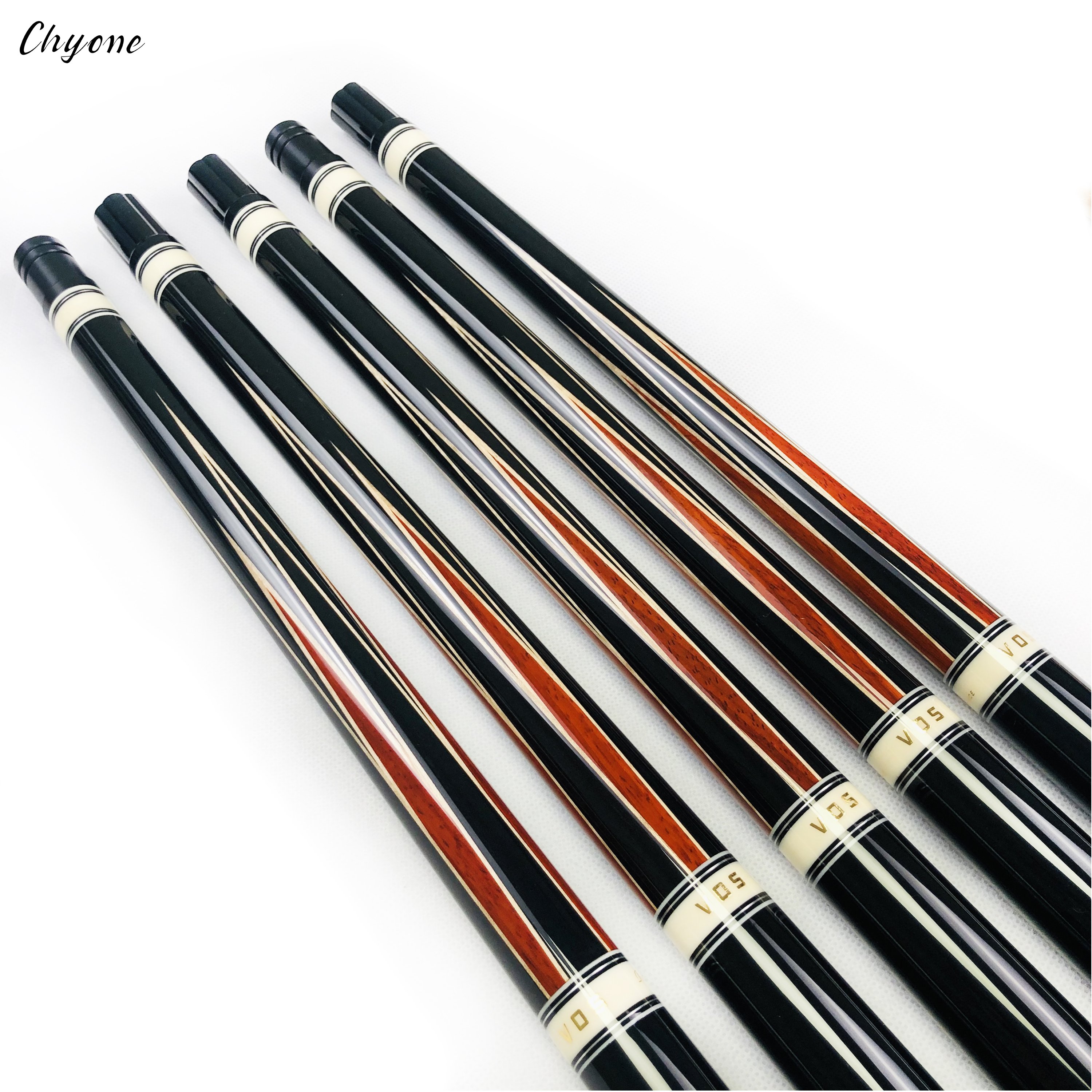 Korea Carom Cue Chyone Real Abalone Shell Points Inlay Low Deflection Billiard Cue Inlay Pool Cues