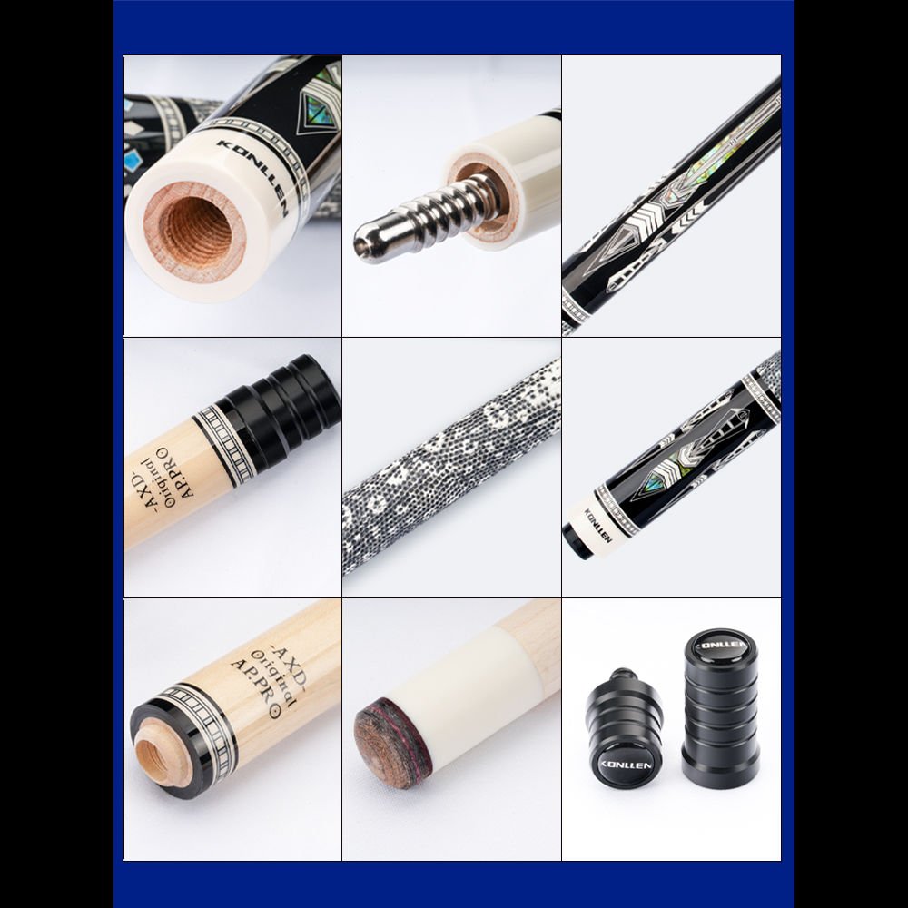 KONLLENL Private Pool Cue 10.5-12.5mm Tip