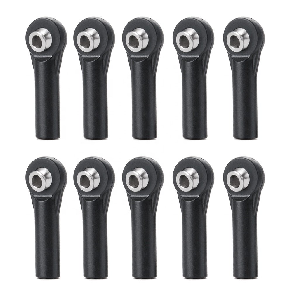 Set of 10 M3 Plastic Ball Head Orthodontic Link Rod End Ball Joints 1/10 RC Rock Crawlers Cars for SCX10 90046 Battery Powered