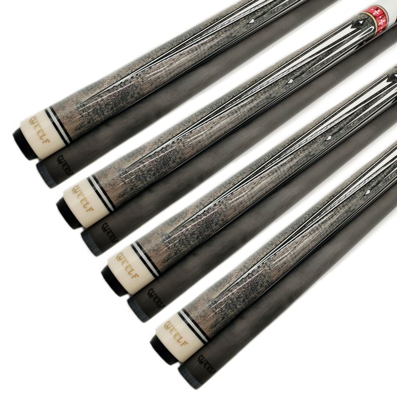 Cueelf Carbon Fiber Shaft BIlliard Pool Cue Stick 58 Inch Professional Sticker Pool Cue Low Deflection