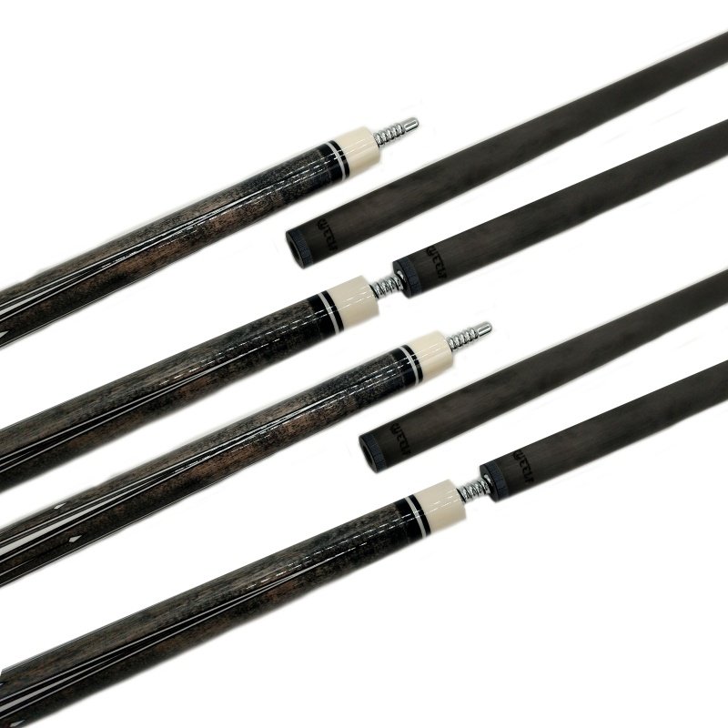 Cueelf Carbon Fiber Shaft BIlliard Pool Cue Stick 58 Inch Professional Sticker Pool Cue Low Deflection