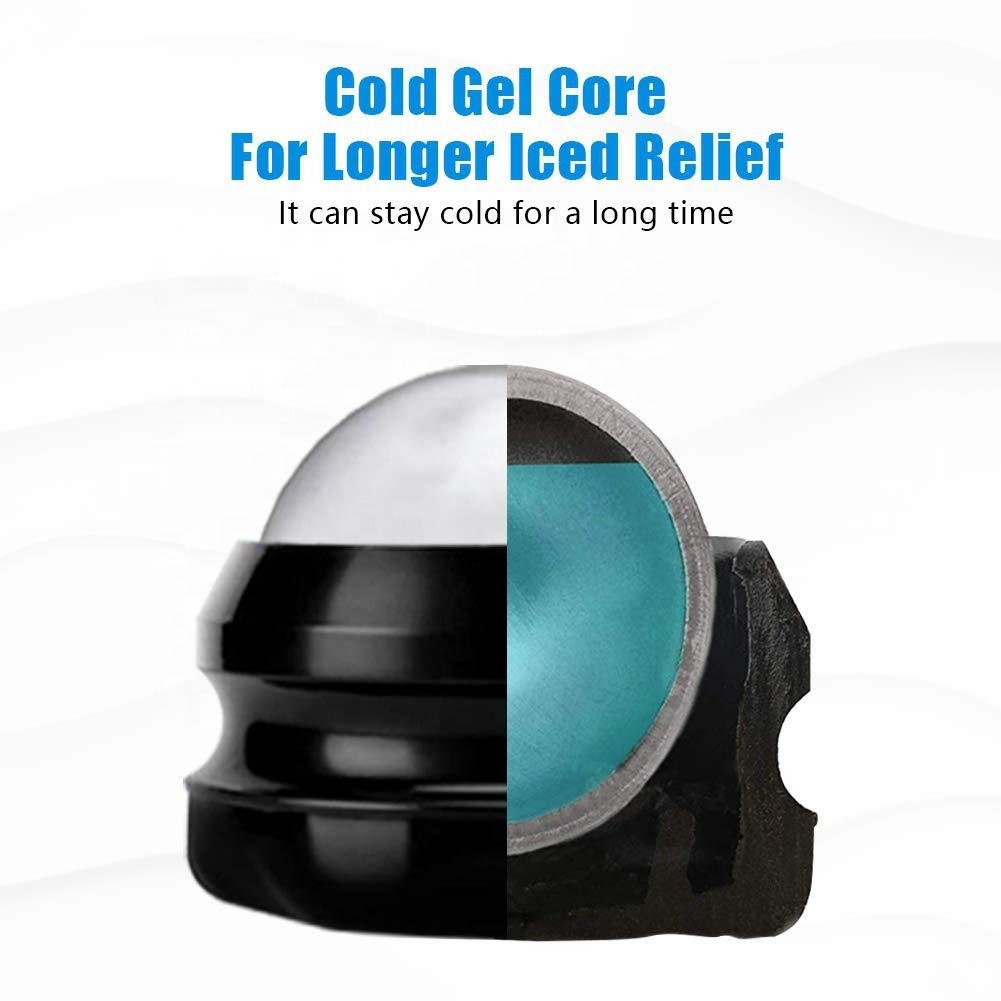 Therapy Tool Manual Stainless Steel Cold Massage Roller Ball Cold Hot Relief for Sore Muscles,Joint Pain Relief Relaxing