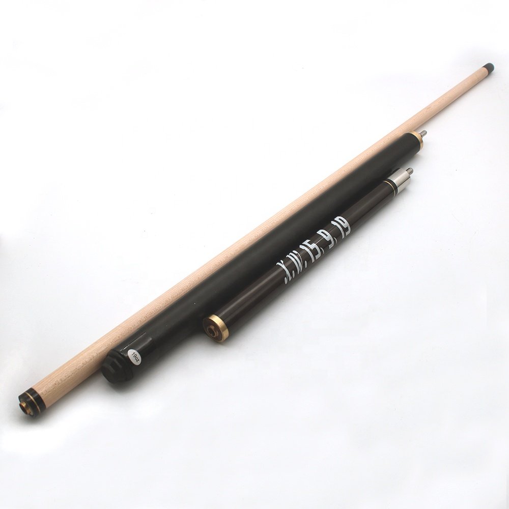 Professional Black Billiard Pool Snooker 57" 3-PC Jump Break Punch Cue Stick