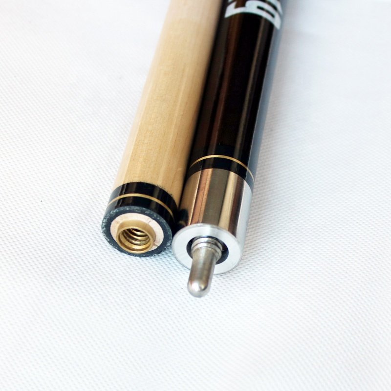 Professional Black Billiard Pool Snooker 57" 3-PC Jump Break Punch Cue Stick