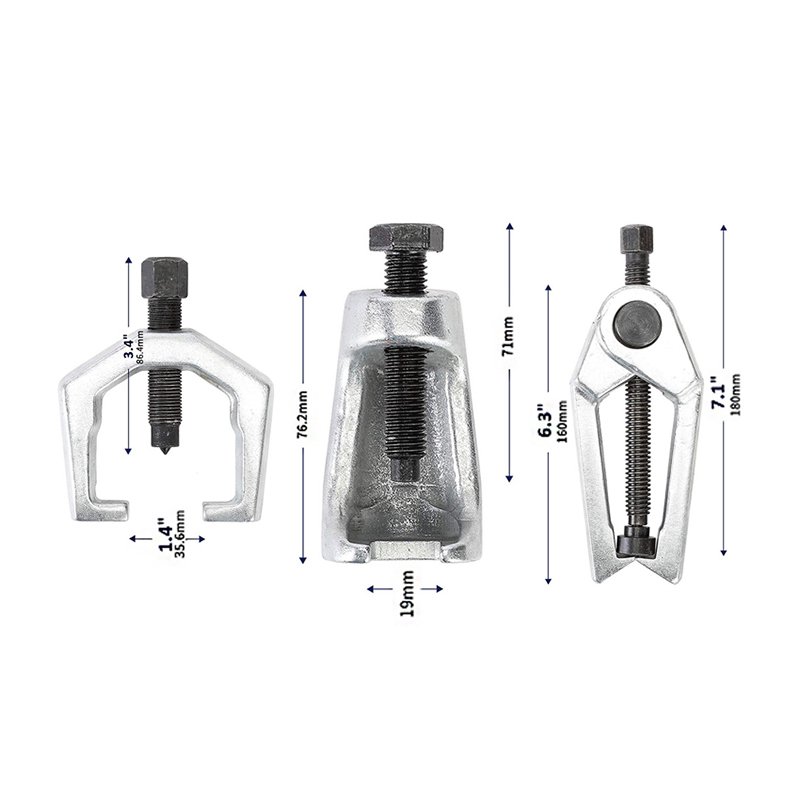 5pcs Automotive Repair Front End Service Ball Joint Removal Press Separator Tool Kit