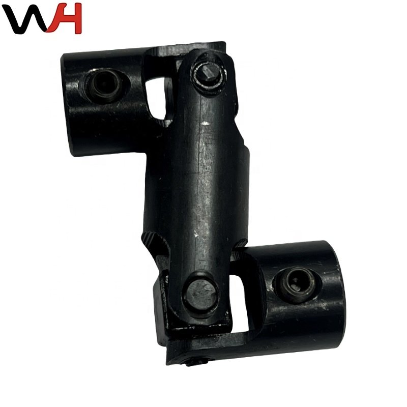 Precision Carbon Steel Cross Gimbal Shaft Telescopic Coupler Double Cardan Universal Joint Coupling Steering Shaft U Joint