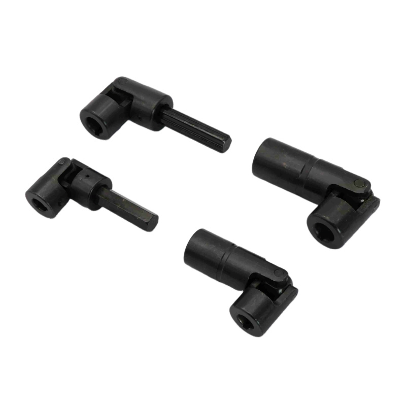 Precision Carbon Steel Cross Gimbal Shaft Telescopic Coupler Double Cardan Universal Joint Coupling Steering Shaft U Joint