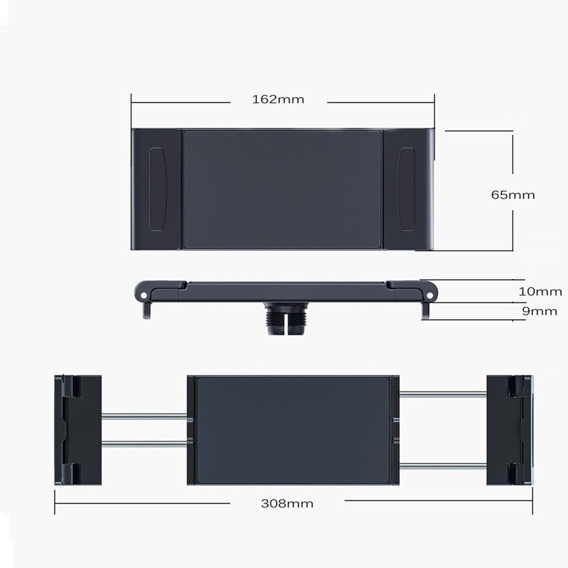 Nice Design Foldable Clip for Arm 17mm Ball Socket Double Pull Spring Clamp Car Phone Holder & Truck Tablet PC Stand Replacement