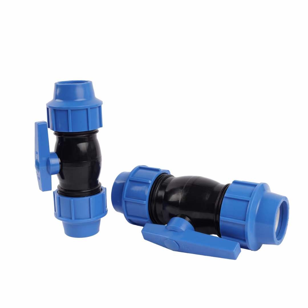 Sales of Customized High Quality PP Inner Joint Ball Valves for Irrigation Water Supply