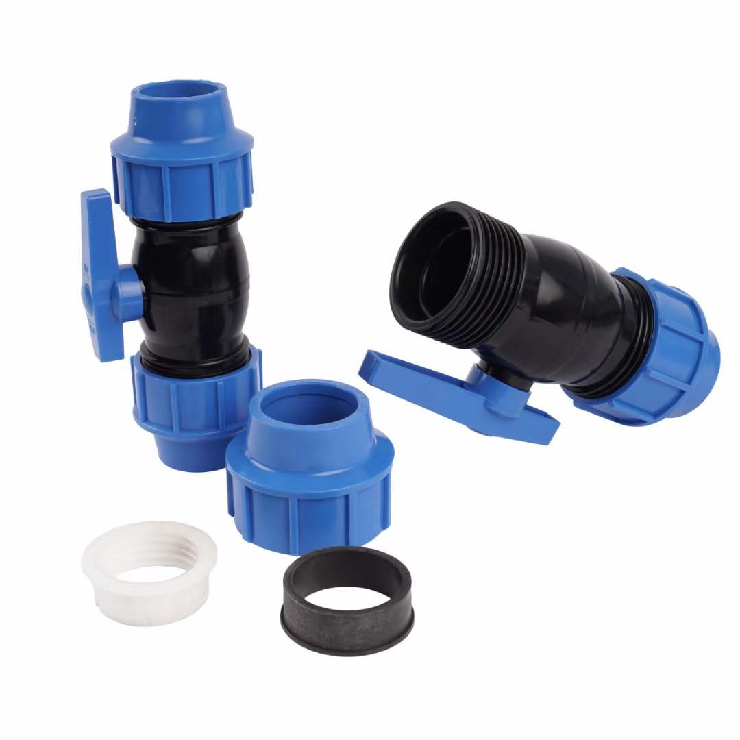 Sales of Customized High Quality PP Inner Joint Ball Valves for Irrigation Water Supply