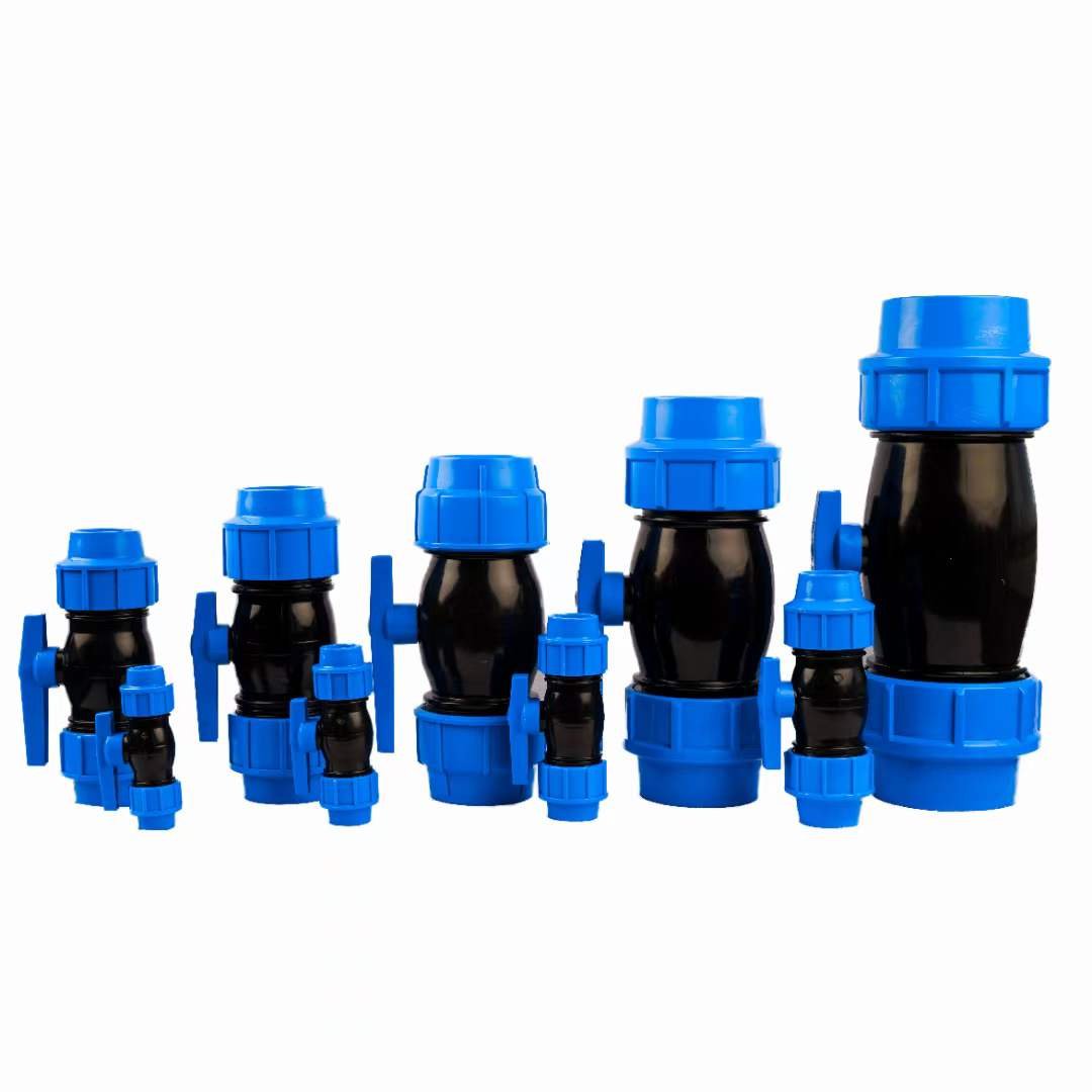 Sales of Customized High Quality PP Inner Joint Ball Valves for Irrigation Water Supply