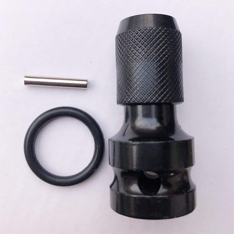 Yunbei Electric Wrench Telescopic Bullet Sleeve air Cannon Adapter 1/2"12.5mm square Shank to 1/4"6.35mm Hexagonal Shank Bit