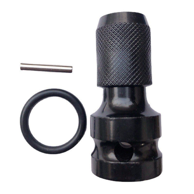 Yunbei Electric Wrench Telescopic Bullet Sleeve air Cannon Adapter 1/2"12.5mm square Shank to 1/4"6.35mm Hexagonal Shank Bit