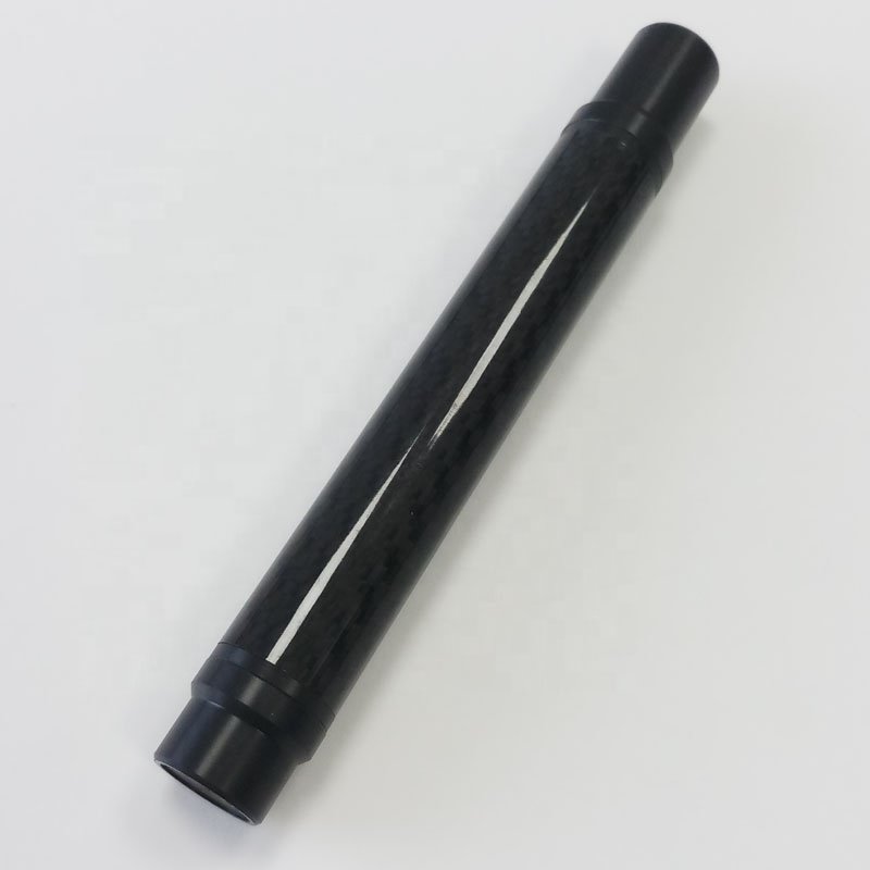 Jassinry Latest Carbon Pool Middle Cue Extensions for Uni-lock Cues 12cm Billiard Cue Extenders to Connect Butt and Shaft