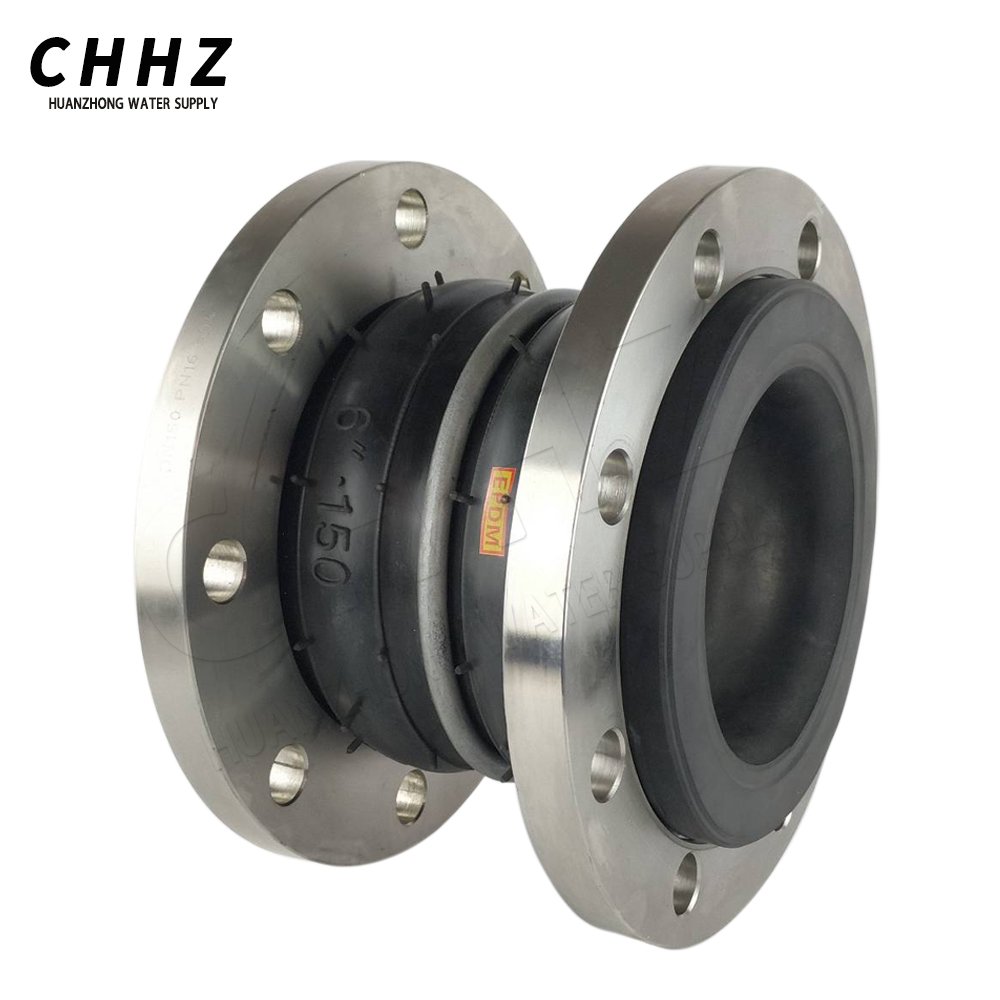 Epdm/Nr/Nbr/Iir Rubber Joint Coupling Pipeline Double Ball Rubber Bellow Expansion Joint