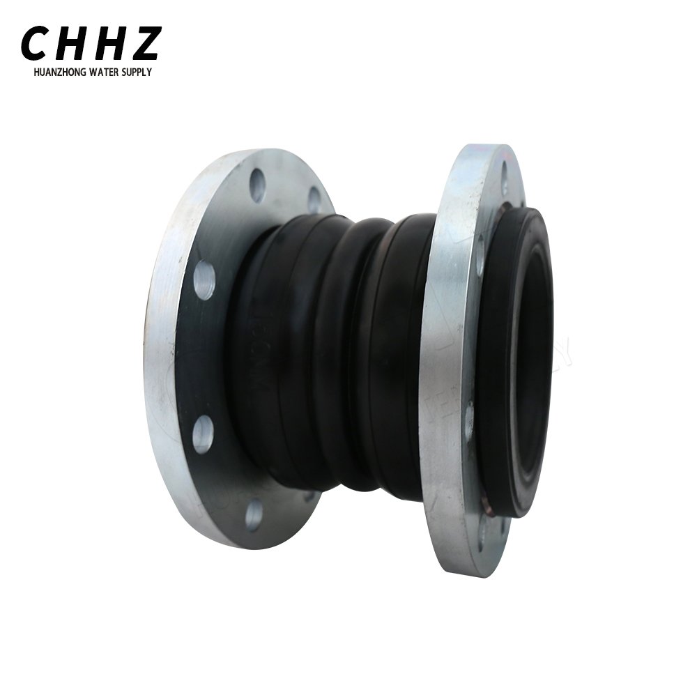 Epdm/Nr/Nbr/Iir Rubber Joint Coupling Pipeline Double Ball Rubber Bellow Expansion Joint