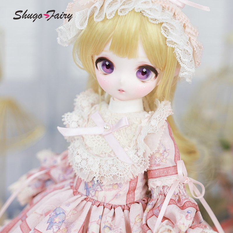 ShugaFairy Bjd Dolls 1/4 Makoto Sweet Love Lolita Style Imitation Show Anime Face Ball Jointed Dolls Gifts Bjd Doll Full Set