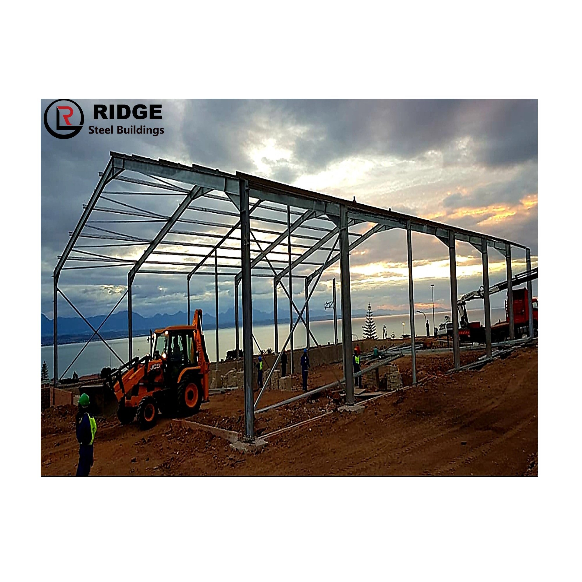 Customized Prefabricated 300 M2 3000 M2 5500 M2 7000 M2 7500 M2 20000 M2 200M2 Prefab Steel Structure Warehouse