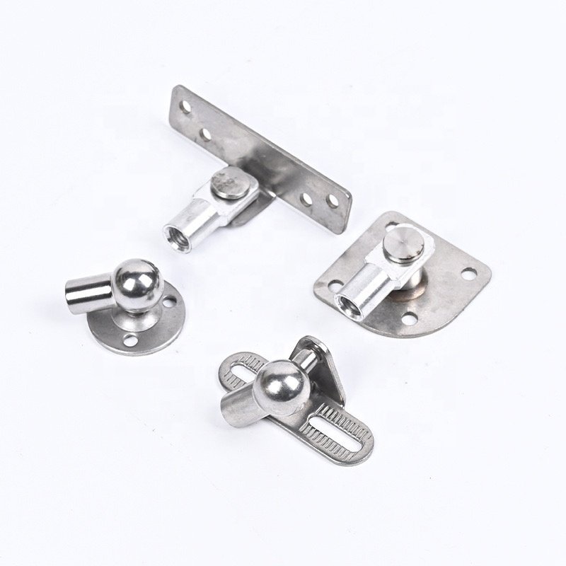 Galvanized Steel Ball Joint Air Support Base Hydraulic End Fitting Flat Ball Head Gas Spring Light Box Accessories Inch