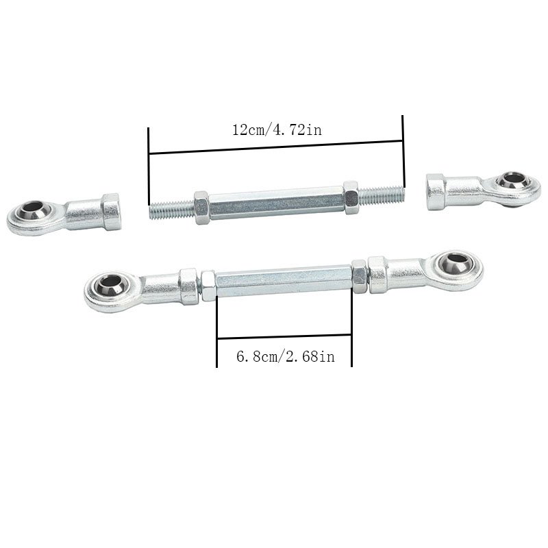 120mm Hot Sale Steering Tie Rod Kit M8 Ball Joint for 47cc 49cc Electric Mini Kids ATV Go Kart Buggy Quad Bike Parts