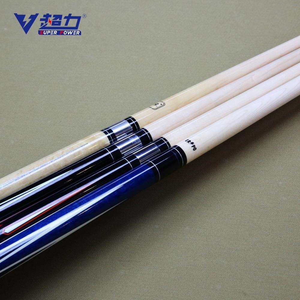 Factory Direct Cheap Price Billiard Stick Pool Cue Center Joint Cue Maple Wood White Ash Billiard Pool Cue