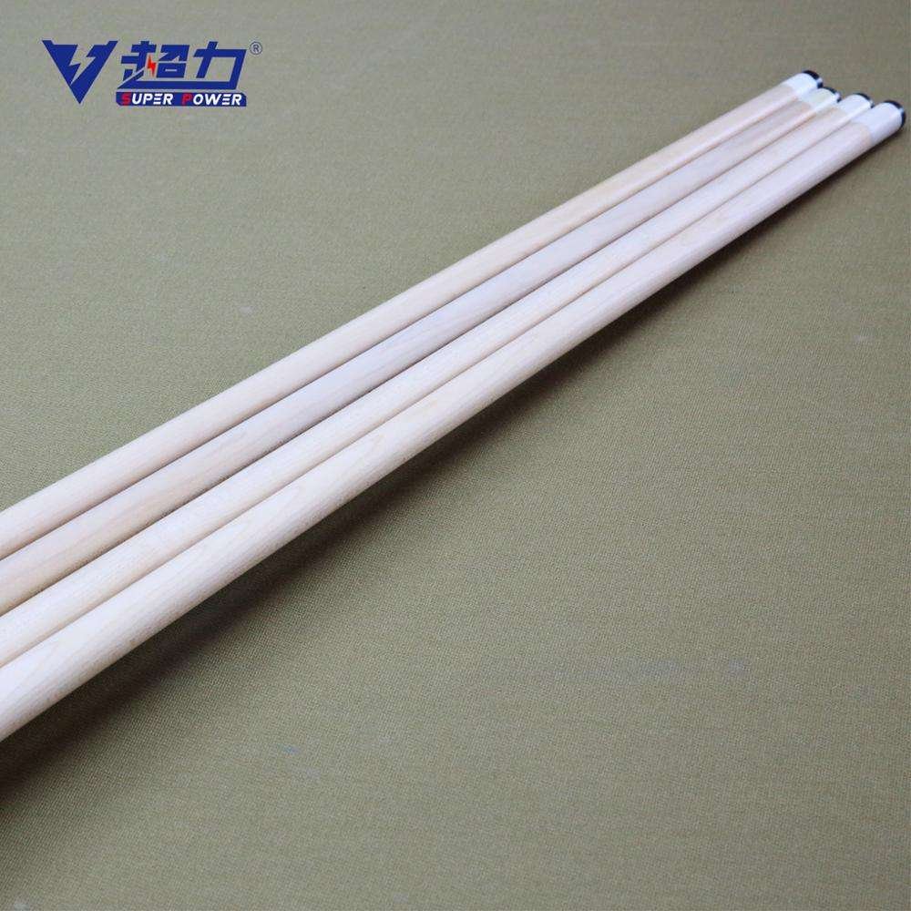 Factory Direct Cheap Price Billiard Stick Pool Cue Center Joint Cue Maple Wood White Ash Billiard Pool Cue