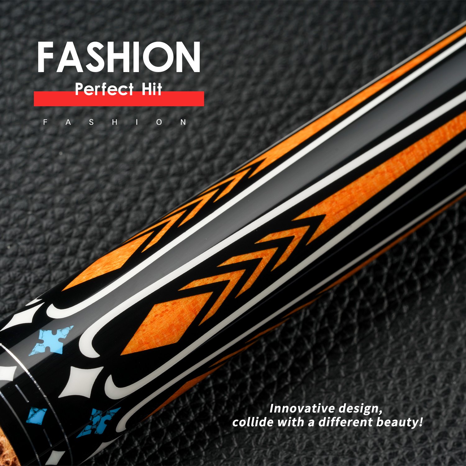 KONLLEN Carbon Fiber Pool Cue Stick Professional Cues (Full Carbon Technology Low Deflection Billiard Cue Stick,12.5mm,147cm)