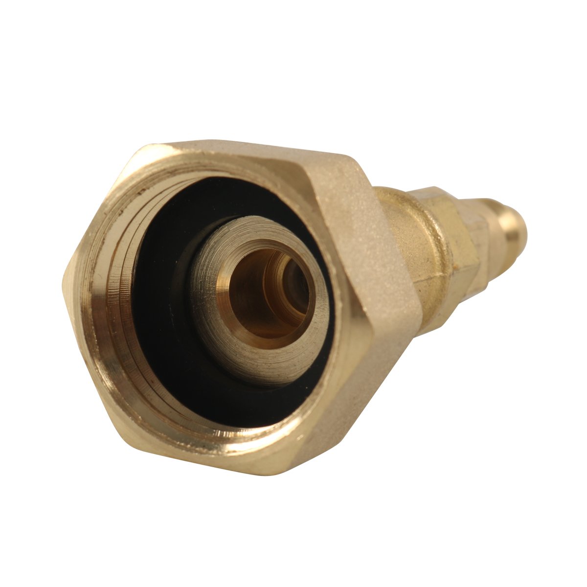 1/4 Winterizing Quick Adapter with Ball Valve Easy Blow Out Water Brass Made Winterize Blowout Adapter