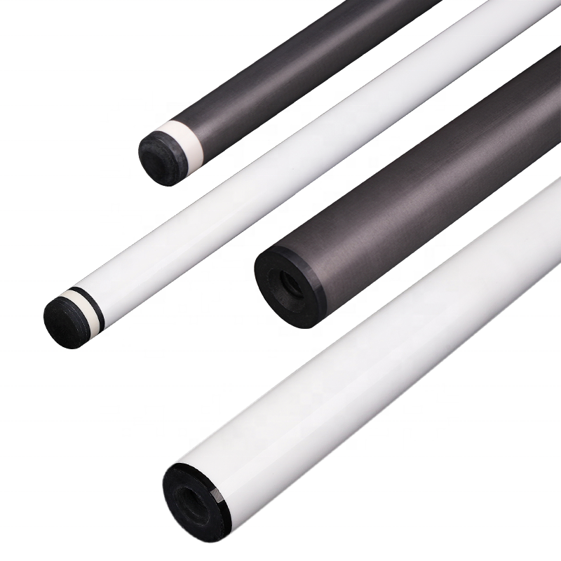 QJ-MJ-001-2 Customizable Carbon Fiber Pool Cue Stick Uni-Loc 3/8*8 Radial/Wavy Joint 12.4mm Single Shaft Snooker Forearm Cue