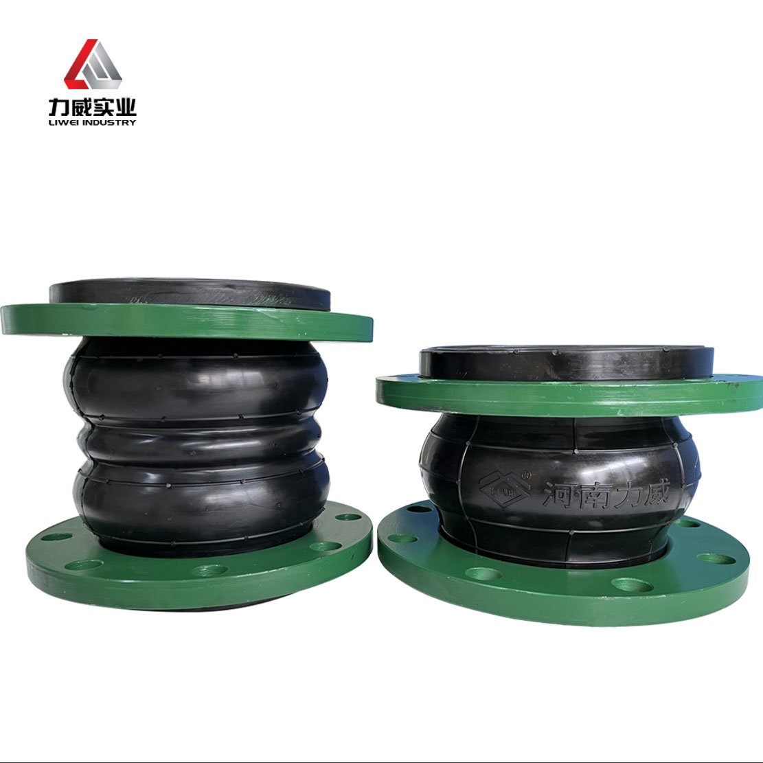 Double Ball Coupling EPDM Rubber Bellows NBR Flexible Rubber Expansion Joint Flange Type