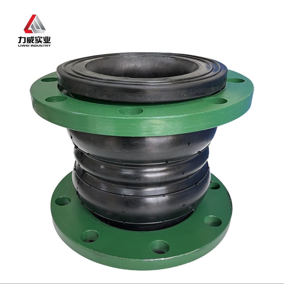 Double Ball Coupling EPDM Rubber Bellows NBR Flexible Rubber Expansion Joint Flange Type