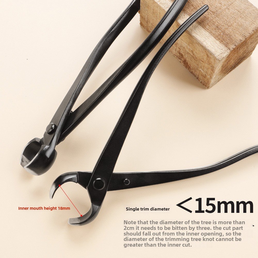 Professional Stainless Steel Oblique Scissors Ball Joint Pruner Tree Knot Potted Plant Pruning Bonsai Styling Tool Plastic