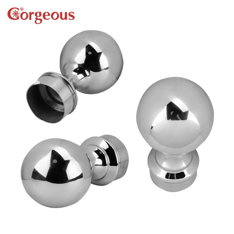 Professional Stainless Steel Handrail Stanchion Accessories Top Ball Joint for Deck Railing Posts