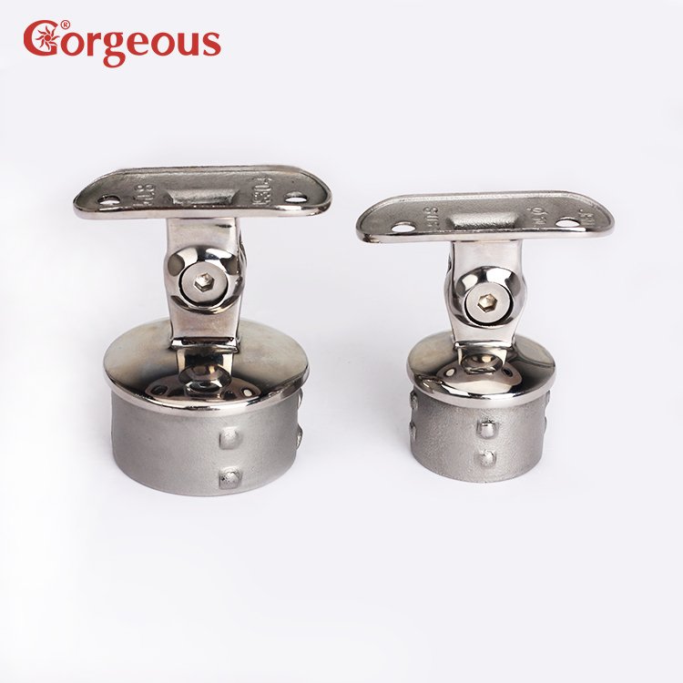 Professional Stainless Steel Handrail Stanchion Accessories Top Ball Joint for Deck Railing Posts