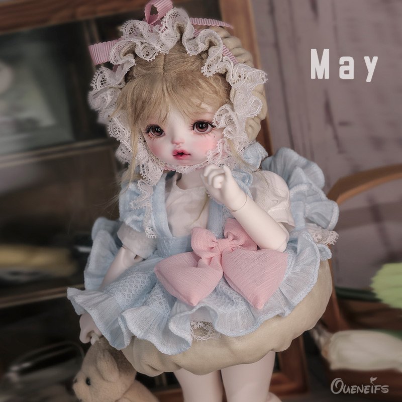 May Doll BJD 1/6 24cm Resin Model Toy Dundun Body Animation Bebe Pacifier with Magnet Baby Christmas Gift