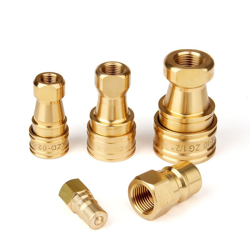 China Brass High Quality ISO 7241-B Quick Connect Hydraulic Quick Coupling Factory Direct Quick Joints
