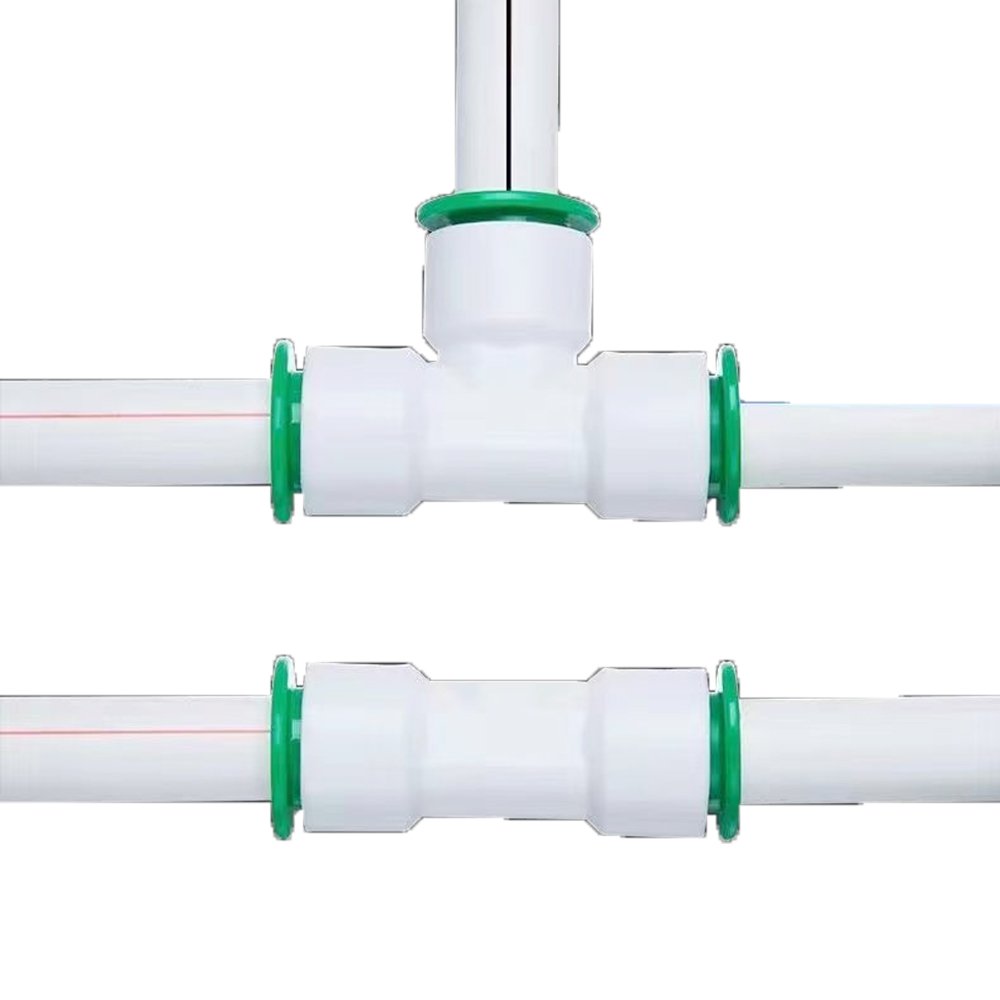 PPR Pipe Fittings 20mm 25mm 32mm Joint Variable Diameter Elbow Tee Flexible Hot Melt Free Connector