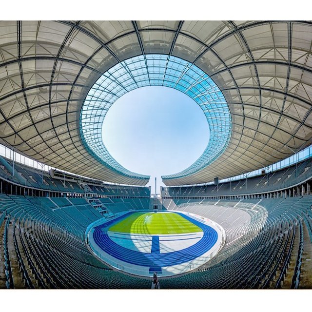 Grandstand Canopy for Large Span Stadium Steel Structure Building