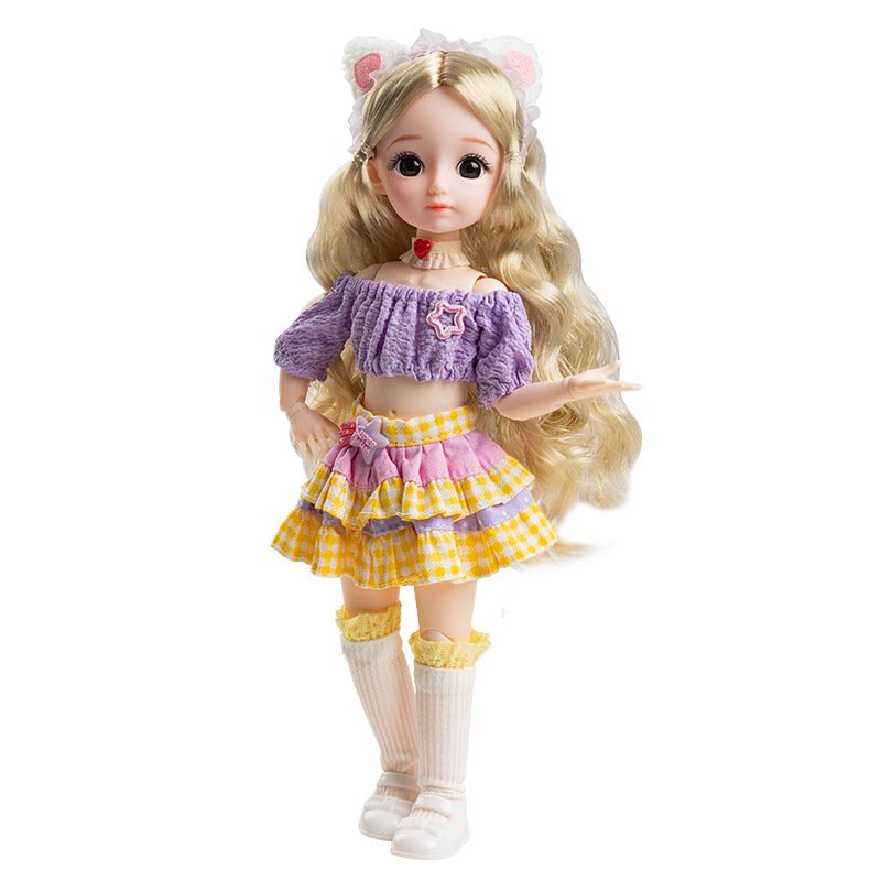 30cm New 6 Points BJD Articulated Doll Girl Dolls Dolls Plastic Fashion Soft Shenzhen Dongyuan Plastic & Metal Products Girls