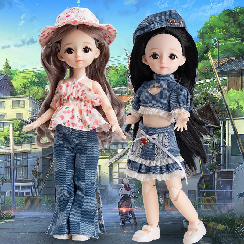 30cm New 6 Points BJD Articulated Doll Girl Dolls Dolls Plastic Fashion Soft Shenzhen Dongyuan Plastic & Metal Products Girls