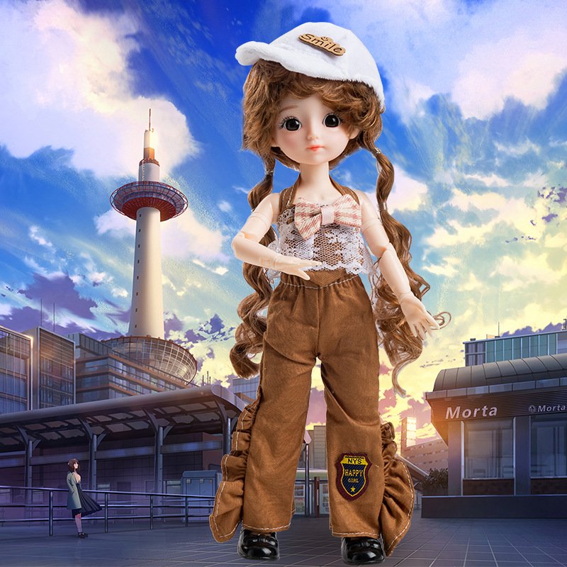30cm New 6 Points BJD Articulated Doll Girl Dolls Dolls Plastic Fashion Soft Shenzhen Dongyuan Plastic & Metal Products Girls