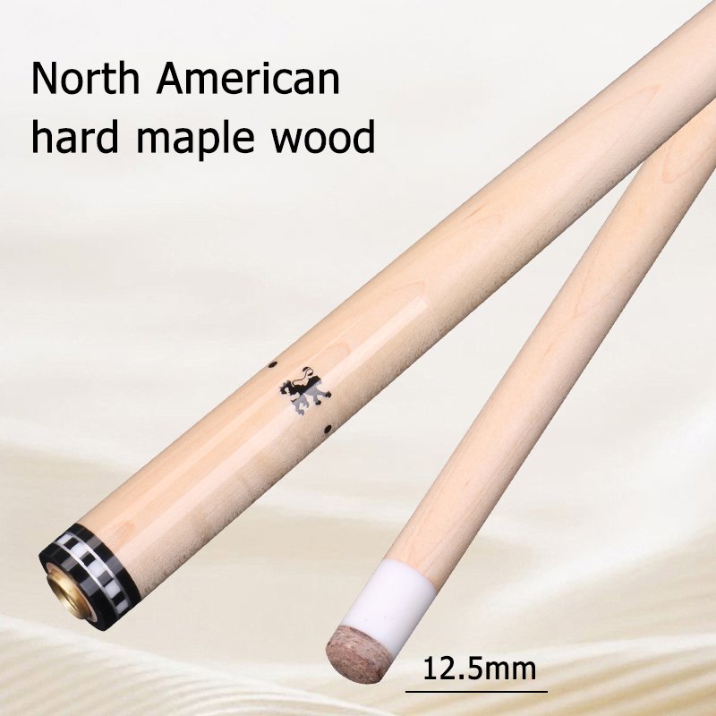 ADAMII Billiard Cue Pool Cues Stick Eight/Nine Ball Arm Uni-loc - Quick Releasa Joint Linen Grip Maple Shaft Tip Size 12.5mm