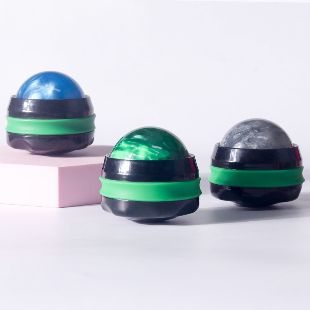 Pain Relief Sore Muscles Body Deep Tissue Massage Therapy Tool Shoulders Neck Back Foot Massage Ball Manual Roller Massager