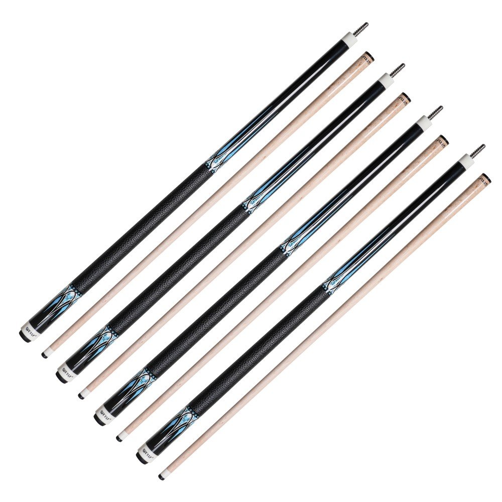 CUE ELF New Arrival Pool Cue 58"Maple Wood Leather Wrap Billiard Cue Stick