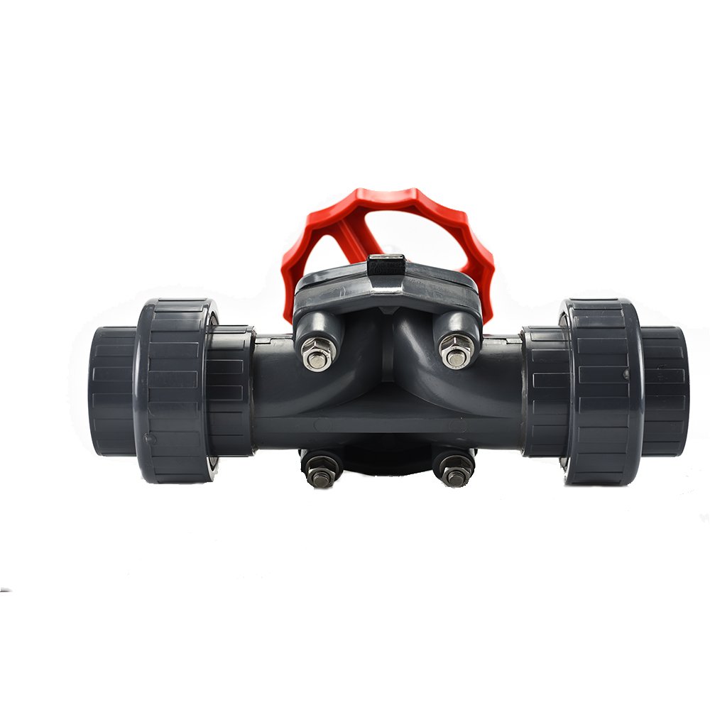 High Temperature Manual Flanged Ends Plastic PVC CPVC Diaphragm Valve
