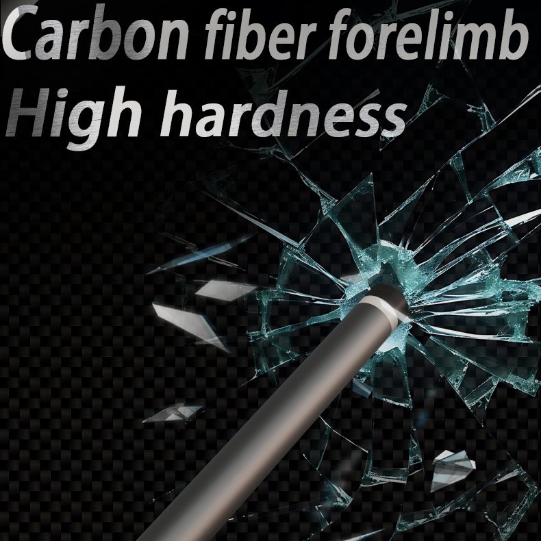 High Quality 11.5/11.8/12.5 Pig Skin Tip Pool Cue Stick Carbon Fiber Shaft and Butt Feature High Quality Break Cue Extension